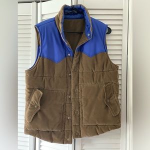 Men’s Levi Strauss Reversible Puffer Vest size Large